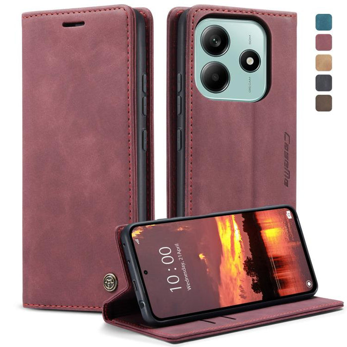 Funda de cuero para teléfono con tapa horizontal multifuncional CaseMe 013, For Xiaomi Poco F7 Pro / F7 Ultra, For Xiaomi Poco X7 Pro, For Redmi Note 14  Pro 4G Global, For Redmi Note 14 4G 163.25mm, For Redmi Note 14 5G, For Redmi Note 14 Pro 5G
