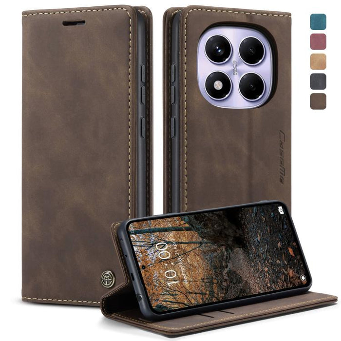 Funda de cuero para teléfono con tapa horizontal multifuncional CaseMe 013, For Xiaomi Poco F7 Pro / F7 Ultra, For Xiaomi Poco X7 Pro, For Redmi Note 14  Pro 4G Global, For Redmi Note 14 4G 163.25mm, For Redmi Note 14 5G, For Redmi Note 14 Pro 5G