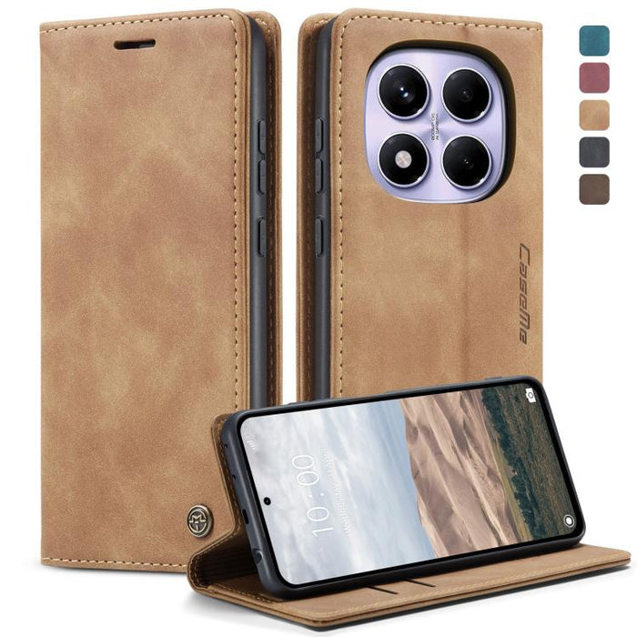 Funda de cuero para teléfono con tapa horizontal multifuncional CaseMe 013, For Xiaomi Poco F7 Pro / F7 Ultra, For Xiaomi Poco X7 Pro, For Redmi Note 14  Pro 4G Global, For Redmi Note 14 4G 163.25mm, For Redmi Note 14 5G, For Redmi Note 14 Pro 5G
