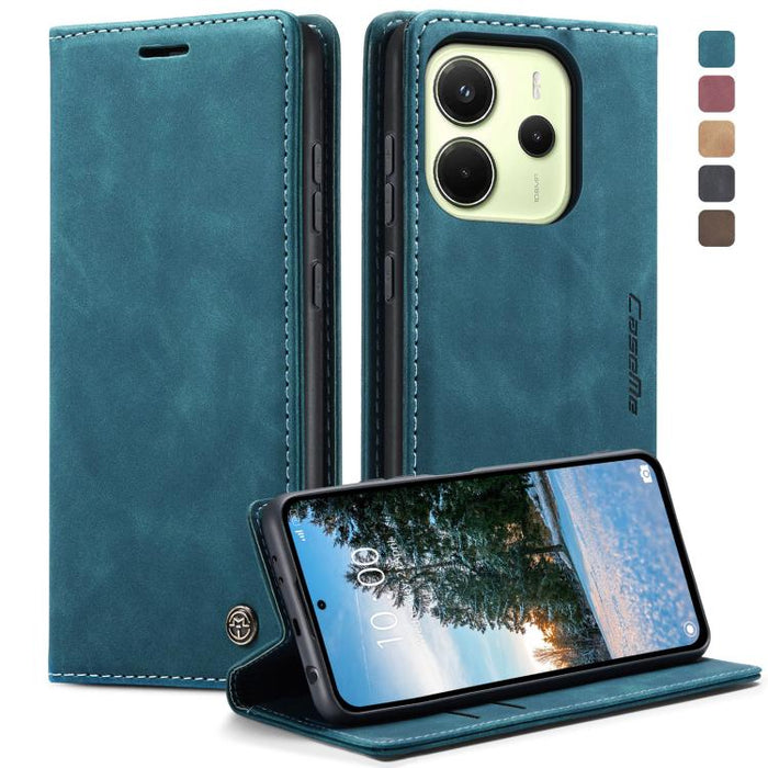 Funda de cuero para teléfono con tapa horizontal multifuncional CaseMe 013, For Xiaomi Poco F7 Pro / F7 Ultra, For Xiaomi Poco X7 Pro, For Redmi Note 14  Pro 4G Global, For Redmi Note 14 4G 163.25mm, For Redmi Note 14 5G, For Redmi Note 14 Pro 5G
