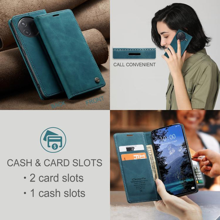 Funda de cuero para teléfono con tapa horizontal multifuncional CaseMe 013, For Xiaomi Poco F7 Pro / F7 Ultra, For Xiaomi Poco X7 Pro, For Redmi Note 14  Pro 4G Global, For Redmi Note 14 4G 163.25mm, For Redmi Note 14 5G, For Redmi Note 14 Pro 5G