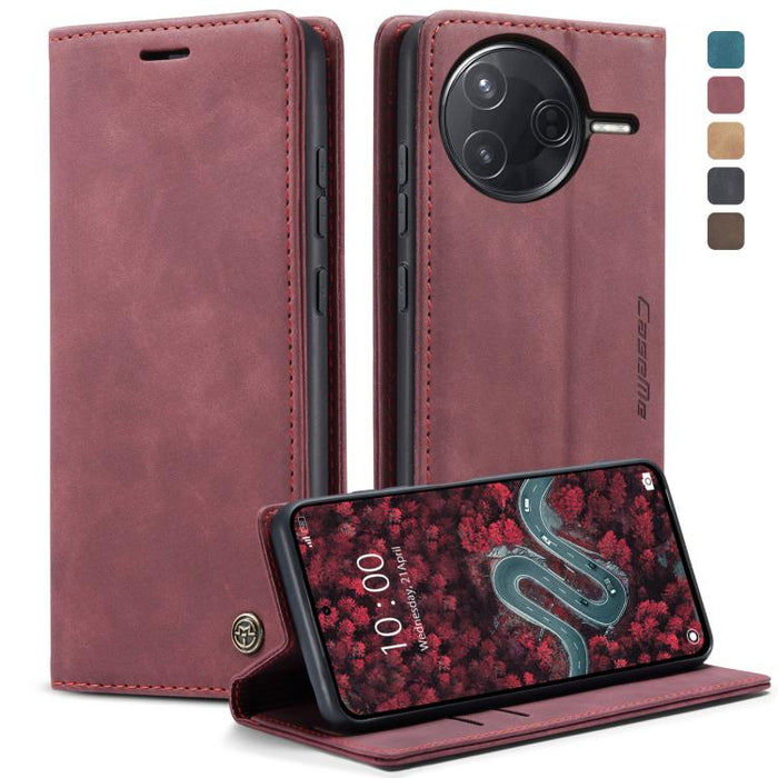 Funda de cuero para teléfono con tapa horizontal multifuncional CaseMe 013, For Xiaomi Poco F7 Pro / F7 Ultra, For Xiaomi Poco X7 Pro, For Redmi Note 14  Pro 4G Global, For Redmi Note 14 4G 163.25mm, For Redmi Note 14 5G, For Redmi Note 14 Pro 5G