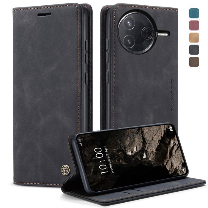 Funda de cuero para teléfono con tapa horizontal multifuncional CaseMe 013, For Xiaomi Poco F7 Pro / F7 Ultra, For Xiaomi Poco X7 Pro, For Redmi Note 14  Pro 4G Global, For Redmi Note 14 4G 163.25mm, For Redmi Note 14 5G, For Redmi Note 14 Pro 5G