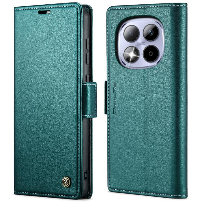 Funda para teléfono con textura de lichi y hebilla de mariposa con RFID y antirrobo CaseMe 023, For Xiaomi 17T 5G, For Xiaomi 17 Ultra, For Redmi Note 15 Pro 4G Global 163.2mm, For Redmi Note 15 Pro 5G Global 163.6mm, For Xiaomi 17, For Xiaomi 15T Pro ...