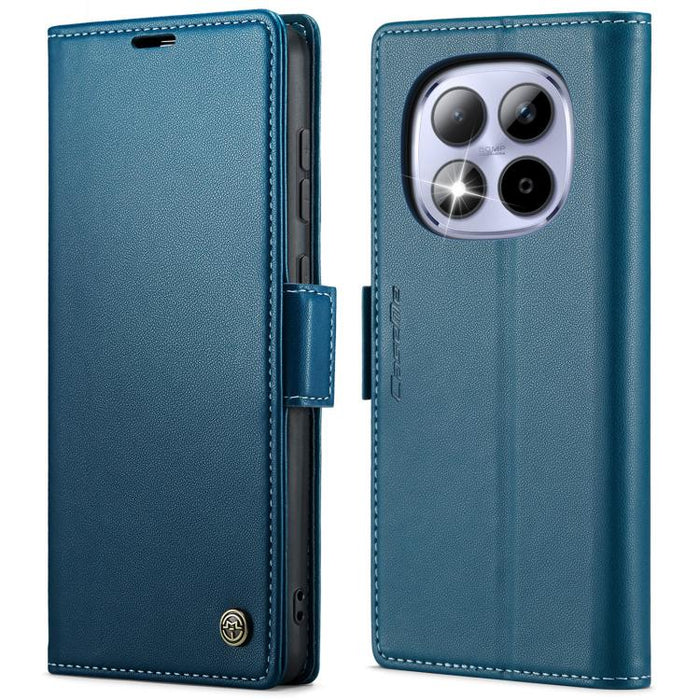 Funda para teléfono con textura de lichi y hebilla de mariposa con RFID y antirrobo CaseMe 023, For Xiaomi 17T 5G, For Xiaomi 17 Ultra, For Redmi Note 15 Pro 4G Global 163.2mm, For Redmi Note 15 Pro 5G Global 163.6mm, For Xiaomi 17, For Xiaomi 15T Pro ...