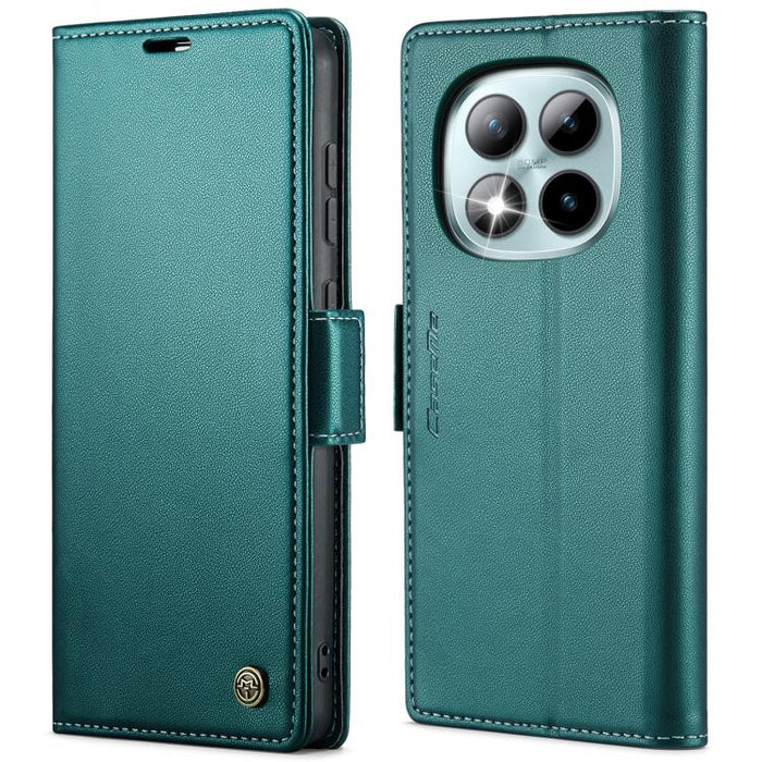 Funda para teléfono con textura de lichi y hebilla de mariposa con RFID y antirrobo CaseMe 023, For Xiaomi 17T 5G, For Xiaomi 17 Ultra, For Redmi Note 15 Pro 4G Global 163.2mm, For Redmi Note 15 Pro 5G Global 163.6mm, For Xiaomi 17, For Xiaomi 15T Pro ...
