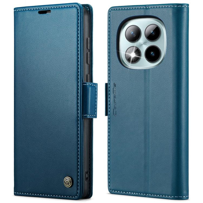 Funda para teléfono con textura de lichi y hebilla de mariposa con RFID y antirrobo CaseMe 023, For Xiaomi 17T 5G, For Xiaomi 17 Ultra, For Redmi Note 15 Pro 4G Global 163.2mm, For Redmi Note 15 Pro 5G Global 163.6mm, For Xiaomi 17, For Xiaomi 15T Pro ...