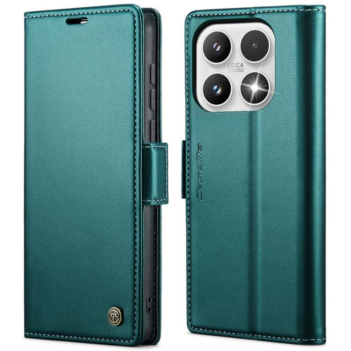 Funda para teléfono con textura de lichi y hebilla de mariposa con RFID y antirrobo CaseMe 023, For Xiaomi 17T 5G, For Xiaomi 17 Ultra, For Redmi Note 15 Pro 4G Global 163.2mm, For Redmi Note 15 Pro 5G Global 163.6mm, For Xiaomi 17, For Xiaomi 15T Pro ...