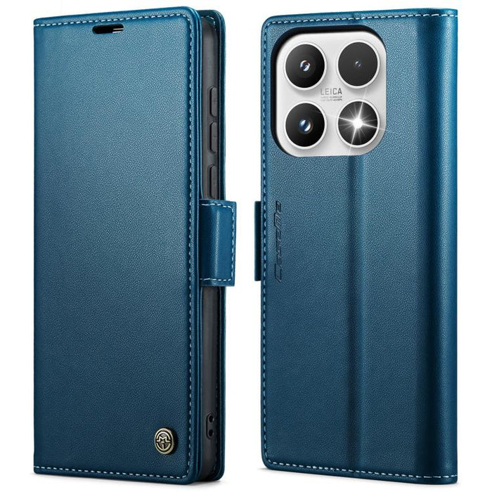 Funda para teléfono con textura de lichi y hebilla de mariposa con RFID y antirrobo CaseMe 023, For Xiaomi 17T 5G, For Xiaomi 17 Ultra, For Redmi Note 15 Pro 4G Global 163.2mm, For Redmi Note 15 Pro 5G Global 163.6mm, For Xiaomi 17, For Xiaomi 15T Pro ...