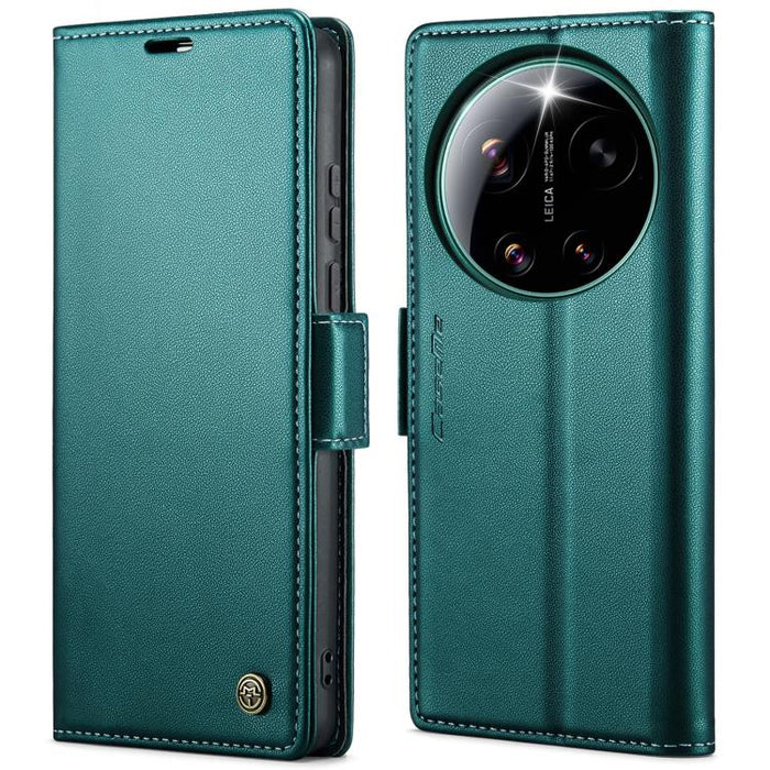 Funda para teléfono con textura de lichi y hebilla de mariposa con RFID y antirrobo CaseMe 023, For Xiaomi 17T 5G, For Xiaomi 17 Ultra, For Redmi Note 15 Pro 4G Global 163.2mm, For Redmi Note 15 Pro 5G Global 163.6mm, For Xiaomi 17, For Xiaomi 15T Pro ...