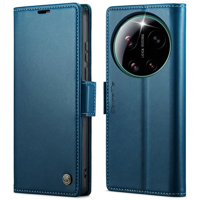 Funda para teléfono con textura de lichi y hebilla de mariposa con RFID y antirrobo CaseMe 023, For Xiaomi 17T 5G, For Xiaomi 17 Ultra, For Redmi Note 15 Pro 4G Global 163.2mm, For Redmi Note 15 Pro 5G Global 163.6mm, For Xiaomi 17, For Xiaomi 15T Pro ...