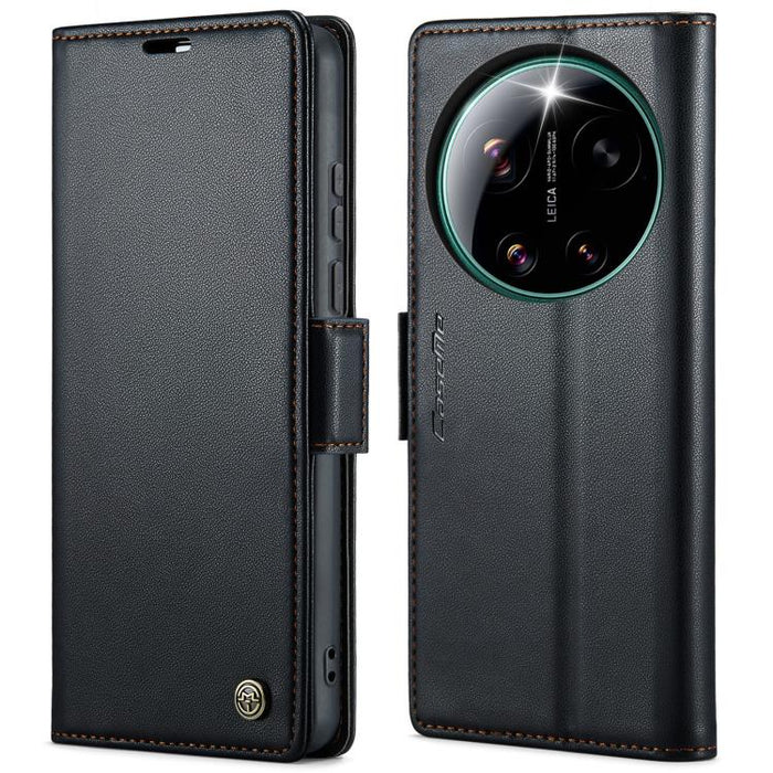 Funda para teléfono con textura de lichi y hebilla de mariposa con RFID y antirrobo CaseMe 023, For Xiaomi 17T 5G, For Xiaomi 17 Ultra, For Redmi Note 15 Pro 4G Global 163.2mm, For Redmi Note 15 Pro 5G Global 163.6mm, For Xiaomi 17, For Xiaomi 15T Pro ...