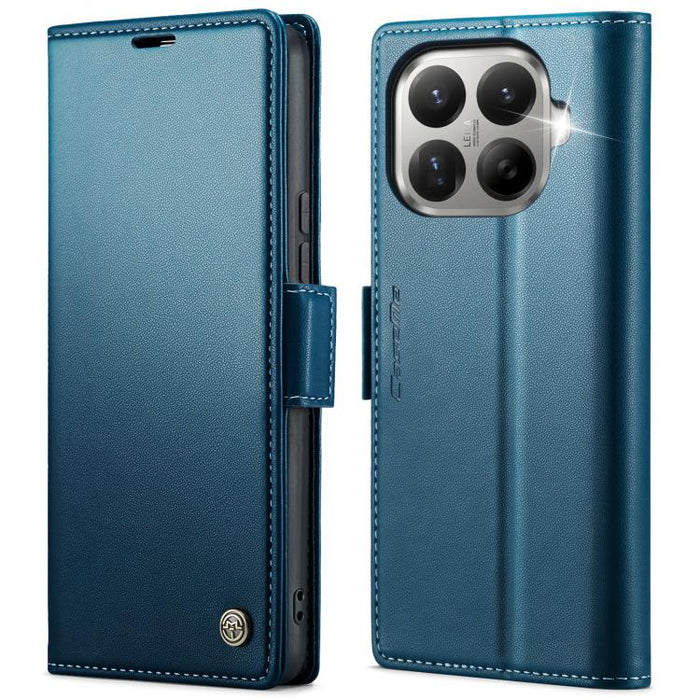 Funda para teléfono con textura de lichi y hebilla de mariposa con RFID y antirrobo CaseMe 023, For Xiaomi 17T 5G, For Xiaomi 17 Ultra, For Redmi Note 15 Pro 4G Global 163.2mm, For Redmi Note 15 Pro 5G Global 163.6mm, For Xiaomi 17, For Xiaomi 15T Pro ...