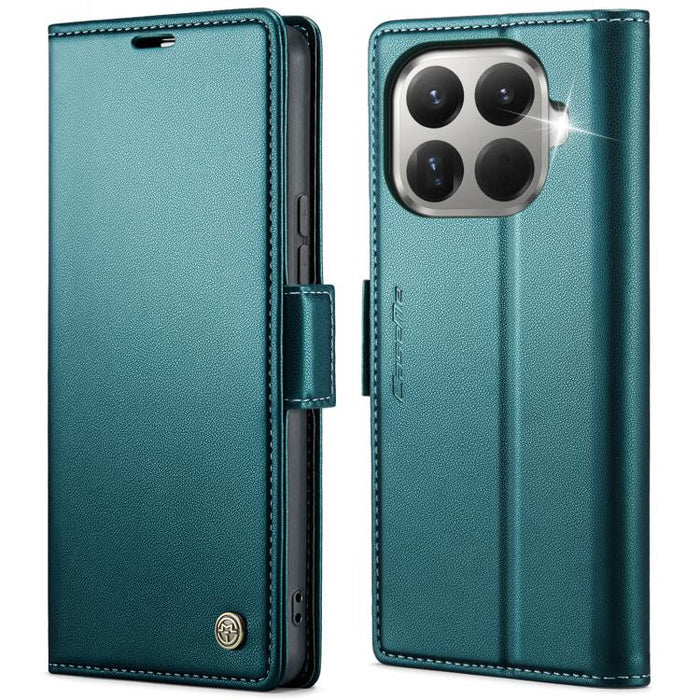 Funda para teléfono con textura de lichi y hebilla de mariposa con RFID y antirrobo CaseMe 023, For Xiaomi 17T 5G, For Xiaomi 17 Ultra, For Redmi Note 15 Pro 4G Global 163.2mm, For Redmi Note 15 Pro 5G Global 163.6mm, For Xiaomi 17, For Xiaomi 15T Pro ...