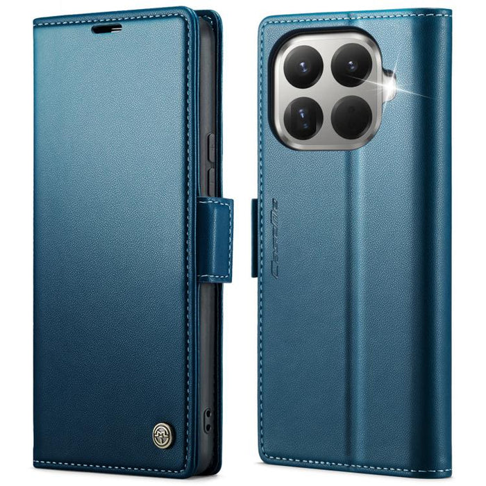 Funda para teléfono con textura de lichi y hebilla de mariposa con RFID y antirrobo CaseMe 023, For Xiaomi 17T 5G, For Xiaomi 17 Ultra, For Redmi Note 15 Pro 4G Global 163.2mm, For Redmi Note 15 Pro 5G Global 163.6mm, For Xiaomi 17, For Xiaomi 15T Pro ...