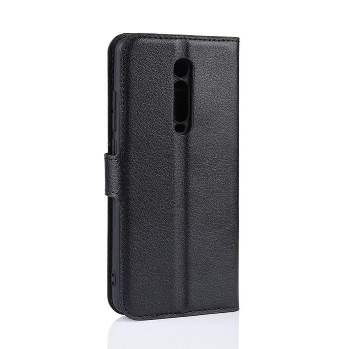 Litchi Texture Horizontal Flip Funda de cuero para Xiaomi Redmi K20/K20 Pro/Mi 9T/Mi 9T Pro, con billetera y soporte y ranuras para tarjetas