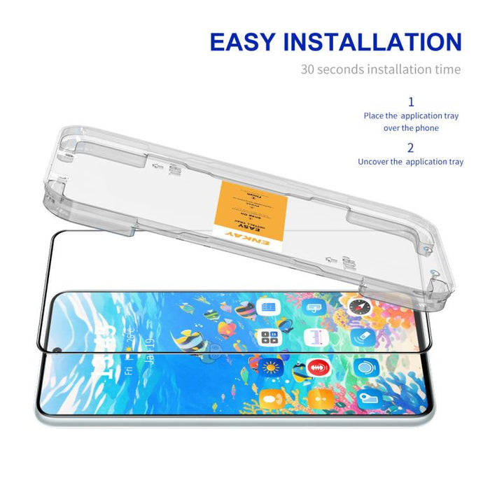 Película de vidrio de silicio alúmina de alta calidad ENKAY de fácil instalación de 0,18 mm, compatible con desbloqueo ultrasónico, For Xiaomi 17T Pro 5G, For Xiaomi 17T 5G, For Xiaomi Poco X8 Pro Max 5G, For Xiaomi Poco X8 Pro 5G, For Xiaomi 15       ...