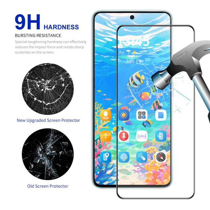 Película de vidrio de silicio alúmina de alta calidad ENKAY de fácil instalación de 0,18 mm, compatible con desbloqueo ultrasónico, For Xiaomi 17T Pro 5G, For Xiaomi 17T 5G, For Xiaomi Poco X8 Pro Max 5G, For Xiaomi Poco X8 Pro 5G, For Xiaomi 15       ...