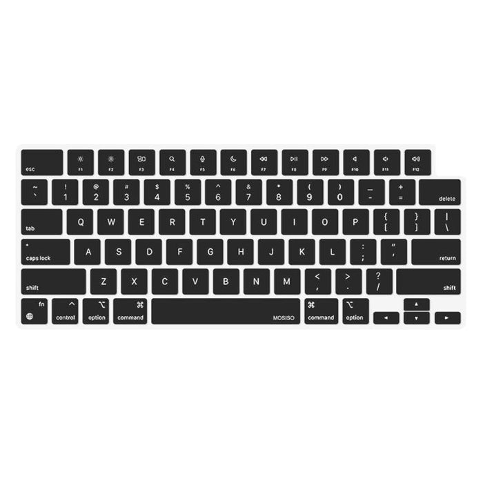 Funda para teclado ENKAY versión estadounidense con película protectora de silicona suave, For MacBook Pro 14.2 / Pro 16.2 / Air 13.6 / Air 15.3 / Pro 14.2 2025 M5 (A3434), For MacBook Pro 13.3 (A2289/A2338) / Pro 16 (A2141) / Pro 14.2 2025 M5 (A3434)