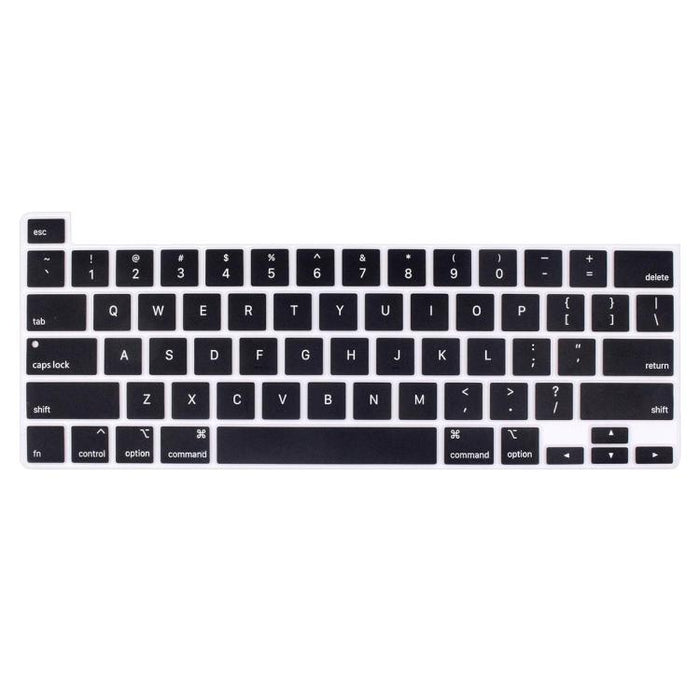 Funda para teclado ENKAY versión estadounidense con película protectora de silicona suave, For MacBook Pro 14.2 / Pro 16.2 / Air 13.6 / Air 15.3 / Pro 14.2 2025 M5 (A3434), For MacBook Pro 13.3 (A2289/A2338) / Pro 16 (A2141) / Pro 14.2 2025 M5 (A3434)