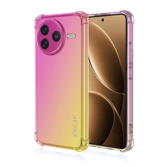 Funda para teléfono de TPU con airbag y diseño degradado de ENKAY Hat-Prince, For Xiaomi Poco F7 / Redmi Turbo 4 Pro, For Redmi A5 4G 171.7mm / XIiaomi Poco C71 4G, For Xiaomi Poco F7 Ultra / Redmi K80 Pro, For Xiaomi Poco F7 Pro / Redmi K80           ...