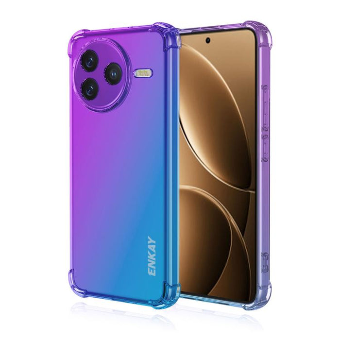 Funda para teléfono de TPU con airbag y diseño degradado de ENKAY Hat-Prince, For Xiaomi Poco F7 / Redmi Turbo 4 Pro, For Redmi A5 4G 171.7mm / XIiaomi Poco C71 4G, For Xiaomi Poco F7 Ultra / Redmi K80 Pro, For Xiaomi Poco F7 Pro / Redmi K80           ...