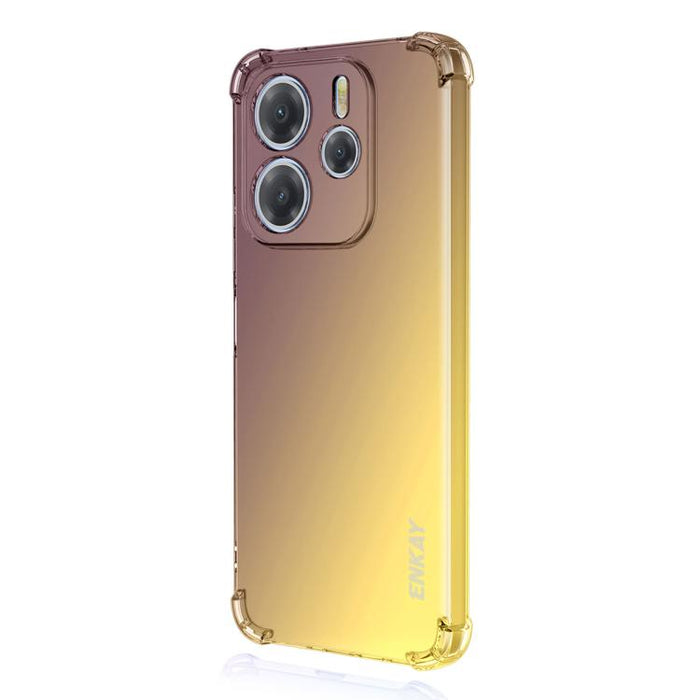 Funda para teléfono de TPU con airbag y diseño degradado de ENKAY Hat-Prince, For Xiaomi 17T Pro, For Redmi 15a 5G, For Xiaomi Poco X8 Pro Max, For Xiaomi Poco X8 Pro, For Redmi Note 15 Pro 5G Global 163.6mm, For Xiaomi Poco M7 4G 169mm                ...