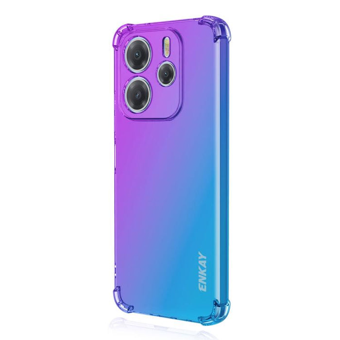 Funda para teléfono de TPU con airbag y diseño degradado de ENKAY Hat-Prince, For Xiaomi 17T Pro, For Redmi 15a 5G, For Xiaomi Poco X8 Pro Max, For Xiaomi Poco X8 Pro, For Redmi Note 15 Pro 5G Global 163.6mm, For Xiaomi Poco M7 4G 169mm                ...