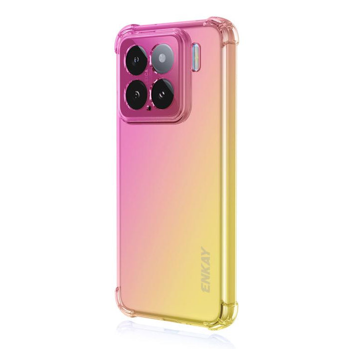 Funda para teléfono de TPU con airbag y diseño degradado de ENKAY Hat-Prince, For Xiaomi 17T Pro, For Redmi 15a 5G, For Xiaomi Poco X8 Pro Max, For Xiaomi Poco X8 Pro, For Redmi Note 15 Pro 5G Global 163.6mm, For Xiaomi Poco M7 4G 169mm                ...