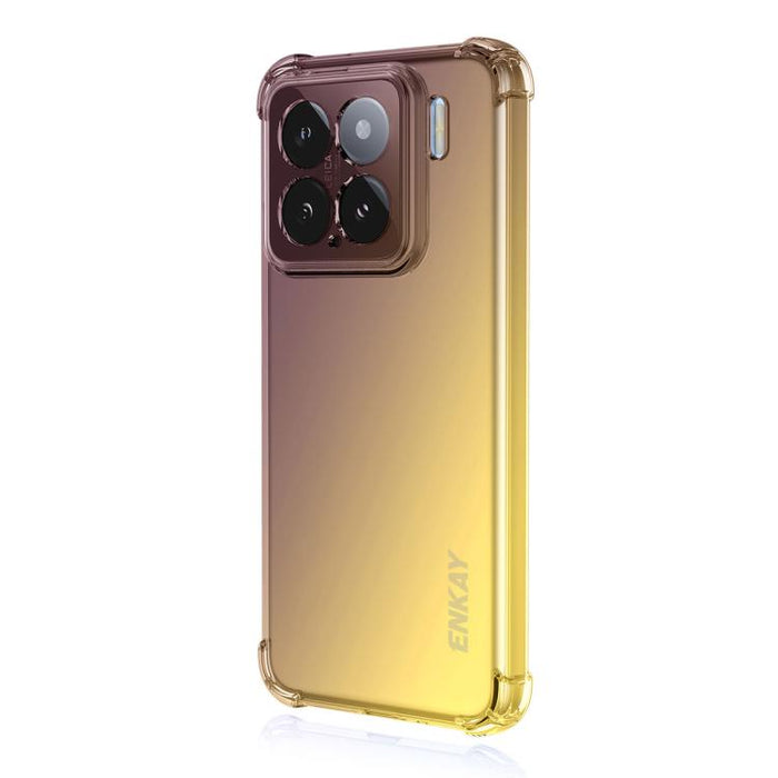Funda para teléfono de TPU con airbag y diseño degradado de ENKAY Hat-Prince, For Xiaomi 17T Pro, For Redmi 15a 5G, For Xiaomi Poco X8 Pro Max, For Xiaomi Poco X8 Pro, For Redmi Note 15 Pro 5G Global 163.6mm, For Xiaomi Poco M7 4G 169mm                ...