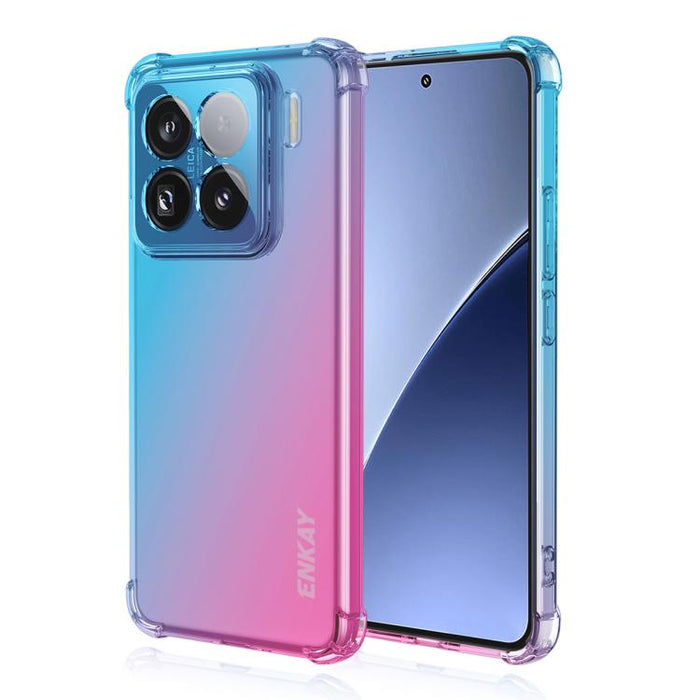Funda para teléfono de TPU con airbag y diseño degradado de ENKAY Hat-Prince, For Xiaomi 17T Pro, For Redmi 15a 5G, For Xiaomi Poco X8 Pro Max, For Xiaomi Poco X8 Pro, For Redmi Note 15 Pro 5G Global 163.6mm, For Xiaomi Poco M7 4G 169mm                ...