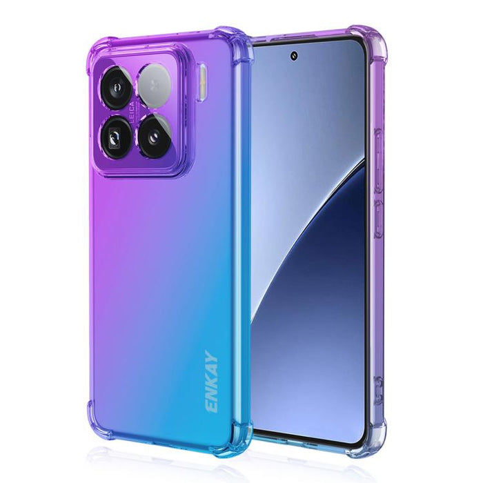 Funda para teléfono de TPU con airbag y diseño degradado de ENKAY Hat-Prince, For Xiaomi 17T Pro, For Redmi 15a 5G, For Xiaomi Poco X8 Pro Max, For Xiaomi Poco X8 Pro, For Redmi Note 15 Pro 5G Global 163.6mm, For Xiaomi Poco M7 4G 169mm                ...