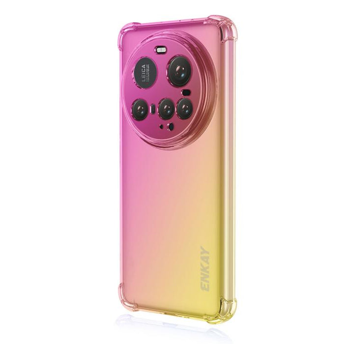 Funda para teléfono de TPU con airbag y diseño degradado de ENKAY Hat-Prince, For Xiaomi 17T Pro, For Redmi 15a 5G, For Xiaomi Poco X8 Pro Max, For Xiaomi Poco X8 Pro, For Redmi Note 15 Pro 5G Global 163.6mm, For Xiaomi Poco M7 4G 169mm                ...