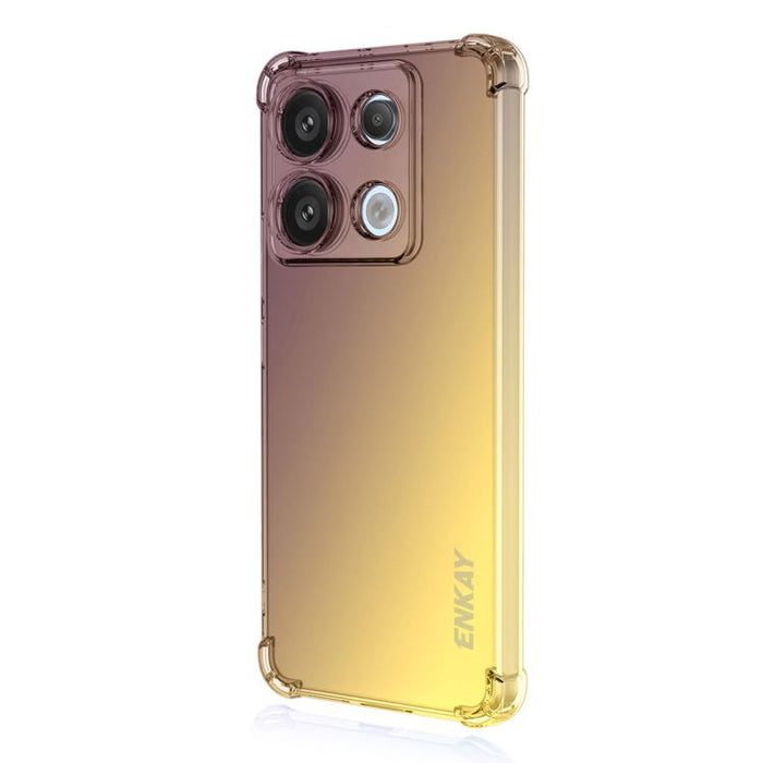 Funda para teléfono de TPU con airbag y diseño degradado de ENKAY Hat-Prince, For Xiaomi 17T Pro, For Redmi 15a 5G, For Xiaomi Poco X8 Pro Max, For Xiaomi Poco X8 Pro, For Redmi Note 15 Pro 5G Global 163.6mm, For Xiaomi Poco M7 4G 169mm                ...