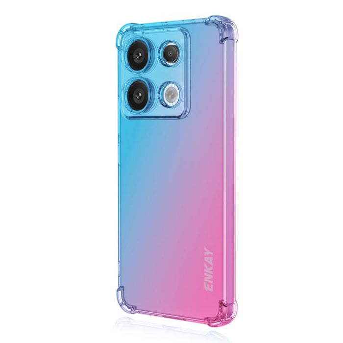 Funda para teléfono de TPU con airbag y diseño degradado de ENKAY Hat-Prince, For Xiaomi 17T Pro, For Redmi 15a 5G, For Xiaomi Poco X8 Pro Max, For Xiaomi Poco X8 Pro, For Redmi Note 15 Pro 5G Global 163.6mm, For Xiaomi Poco M7 4G 169mm                ...