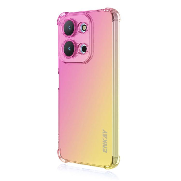 Funda para teléfono de TPU con airbag y diseño degradado de ENKAY Hat-Prince, For Xiaomi 17T Pro, For Redmi 15a 5G, For Xiaomi Poco X8 Pro Max, For Xiaomi Poco X8 Pro, For Redmi Note 15 Pro 5G Global 163.6mm, For Xiaomi Poco M7 4G 169mm                ...