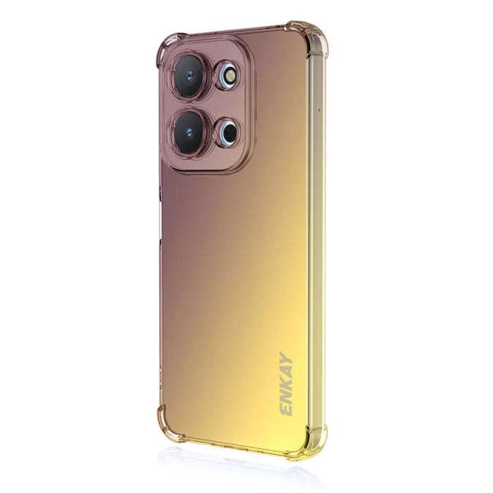 Funda para teléfono de TPU con airbag y diseño degradado de ENKAY Hat-Prince, For Xiaomi 17T Pro, For Redmi 15a 5G, For Xiaomi Poco X8 Pro Max, For Xiaomi Poco X8 Pro, For Redmi Note 15 Pro 5G Global 163.6mm, For Xiaomi Poco M7 4G 169mm                ...