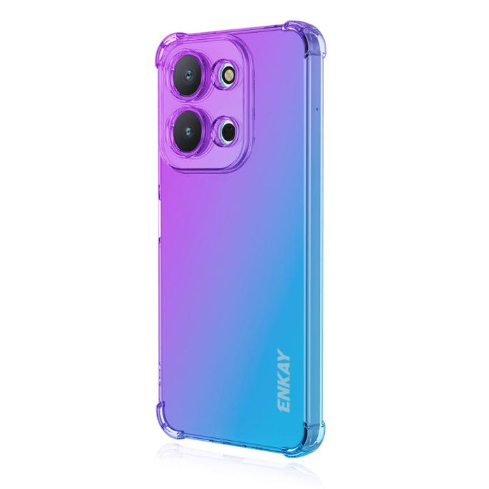 Funda para teléfono de TPU con airbag y diseño degradado de ENKAY Hat-Prince, For Xiaomi 17T Pro, For Redmi 15a 5G, For Xiaomi Poco X8 Pro Max, For Xiaomi Poco X8 Pro, For Redmi Note 15 Pro 5G Global 163.6mm, For Xiaomi Poco M7 4G 169mm                ...