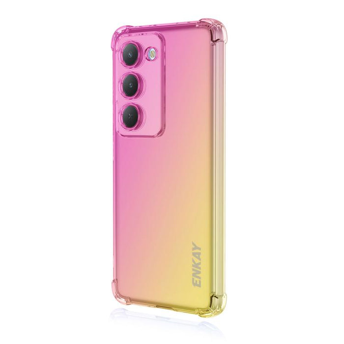 Funda para teléfono de TPU con airbag y diseño degradado de ENKAY Hat-Prince, For Xiaomi 17T Pro, For Redmi 15a 5G, For Xiaomi Poco X8 Pro Max, For Xiaomi Poco X8 Pro, For Redmi Note 15 Pro 5G Global 163.6mm, For Xiaomi Poco M7 4G 169mm                ...