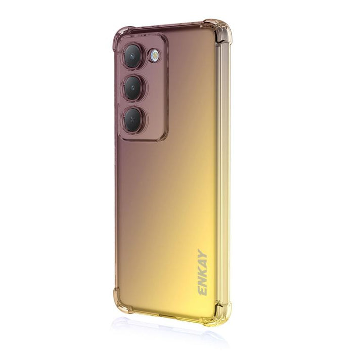 Funda para teléfono de TPU con airbag y diseño degradado de ENKAY Hat-Prince, For Xiaomi 17T Pro, For Redmi 15a 5G, For Xiaomi Poco X8 Pro Max, For Xiaomi Poco X8 Pro, For Redmi Note 15 Pro 5G Global 163.6mm, For Xiaomi Poco M7 4G 169mm                ...