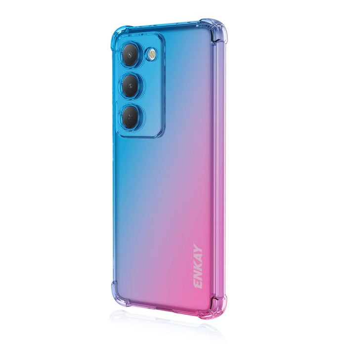 Funda para teléfono de TPU con airbag y diseño degradado de ENKAY Hat-Prince, For Xiaomi 17T Pro, For Redmi 15a 5G, For Xiaomi Poco X8 Pro Max, For Xiaomi Poco X8 Pro, For Redmi Note 15 Pro 5G Global 163.6mm, For Xiaomi Poco M7 4G 169mm                ...