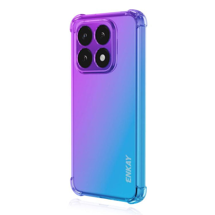 Funda para teléfono de TPU con airbag y diseño degradado de ENKAY Hat-Prince, For Xiaomi 17T Pro, For Redmi 15a 5G, For Xiaomi Poco X8 Pro Max, For Xiaomi Poco X8 Pro, For Redmi Note 15 Pro 5G Global 163.6mm, For Xiaomi Poco M7 4G 169mm                ...