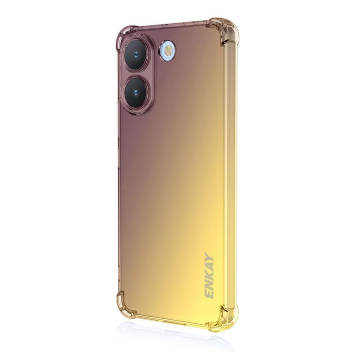 Funda para teléfono de TPU con airbag y diseño degradado de ENKAY Hat-Prince, For Xiaomi 17T Pro, For Redmi 15a 5G, For Xiaomi Poco X8 Pro Max, For Xiaomi Poco X8 Pro, For Redmi Note 15 Pro 5G Global 163.6mm, For Xiaomi Poco M7 4G 169mm                ...