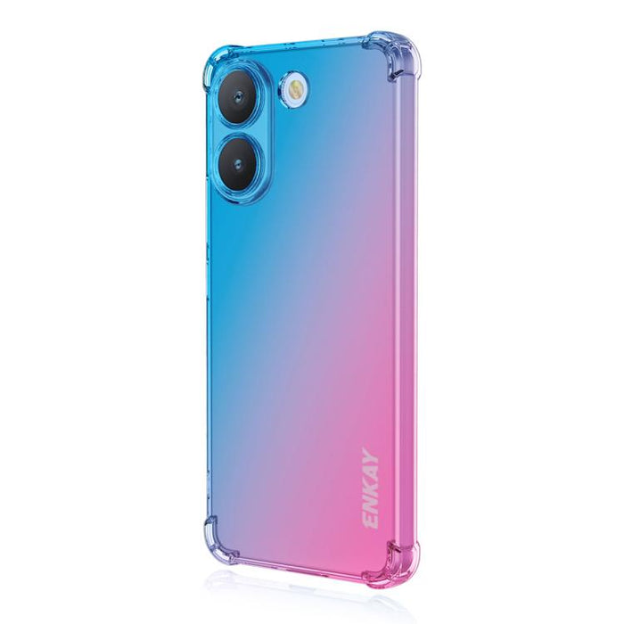 Funda para teléfono de TPU con airbag y diseño degradado de ENKAY Hat-Prince, For Xiaomi 17T Pro, For Redmi 15a 5G, For Xiaomi Poco X8 Pro Max, For Xiaomi Poco X8 Pro, For Redmi Note 15 Pro 5G Global 163.6mm, For Xiaomi Poco M7 4G 169mm                ...