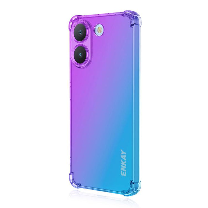 Funda para teléfono de TPU con airbag y diseño degradado de ENKAY Hat-Prince, For Xiaomi 17T Pro, For Redmi 15a 5G, For Xiaomi Poco X8 Pro Max, For Xiaomi Poco X8 Pro, For Redmi Note 15 Pro 5G Global 163.6mm, For Xiaomi Poco M7 4G 169mm                ...