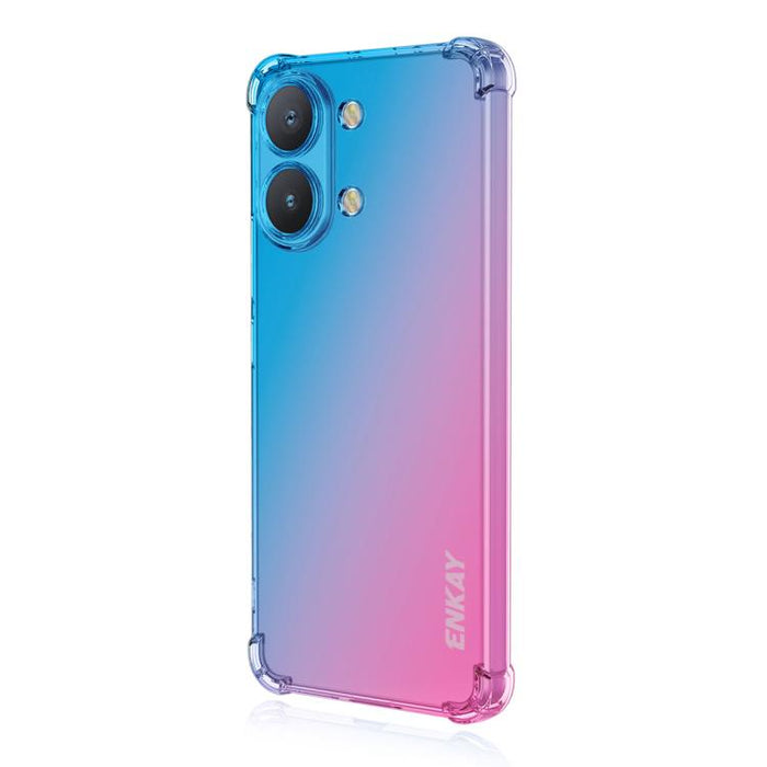 Funda para teléfono de TPU con airbag y diseño degradado de ENKAY Hat-Prince, For Xiaomi 17T Pro, For Redmi 15a 5G, For Xiaomi Poco X8 Pro Max, For Xiaomi Poco X8 Pro, For Redmi Note 15 Pro 5G Global 163.6mm, For Xiaomi Poco M7 4G 169mm                ...