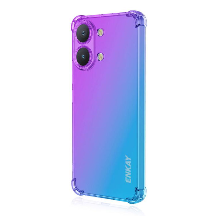 Funda para teléfono de TPU con airbag y diseño degradado de ENKAY Hat-Prince, For Xiaomi 17T Pro, For Redmi 15a 5G, For Xiaomi Poco X8 Pro Max, For Xiaomi Poco X8 Pro, For Redmi Note 15 Pro 5G Global 163.6mm, For Xiaomi Poco M7 4G 169mm                ...