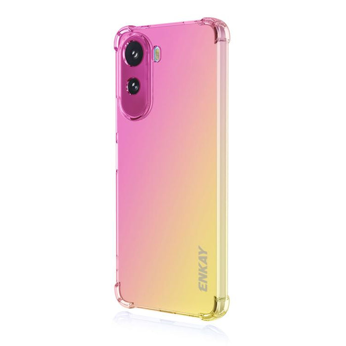 Funda para teléfono de TPU con airbag y diseño degradado de ENKAY Hat-Prince, For Xiaomi 17T Pro, For Redmi 15a 5G, For Xiaomi Poco X8 Pro Max, For Xiaomi Poco X8 Pro, For Redmi Note 15 Pro 5G Global 163.6mm, For Xiaomi Poco M7 4G 169mm                ...