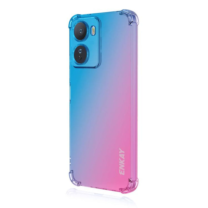 Funda para teléfono de TPU con airbag y diseño degradado de ENKAY Hat-Prince, For Xiaomi 17T Pro, For Redmi 15a 5G, For Xiaomi Poco X8 Pro Max, For Xiaomi Poco X8 Pro, For Redmi Note 15 Pro 5G Global 163.6mm, For Xiaomi Poco M7 4G 169mm                ...