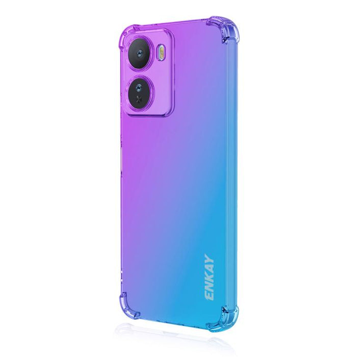 Funda para teléfono de TPU con airbag y diseño degradado de ENKAY Hat-Prince, For Xiaomi 17T Pro, For Redmi 15a 5G, For Xiaomi Poco X8 Pro Max, For Xiaomi Poco X8 Pro, For Redmi Note 15 Pro 5G Global 163.6mm, For Xiaomi Poco M7 4G 169mm                ...